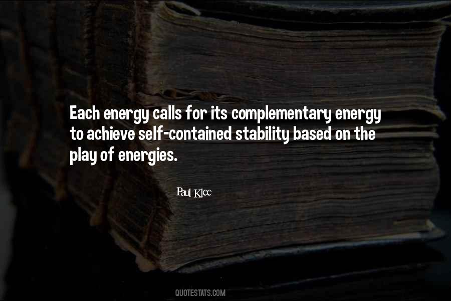 Quotes About Complementary #36824