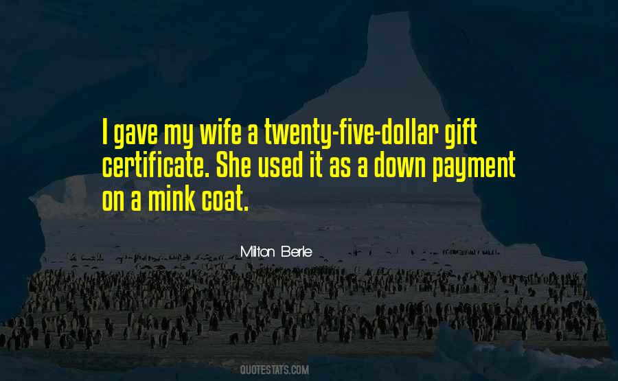 Mink Coat Quotes #1062591