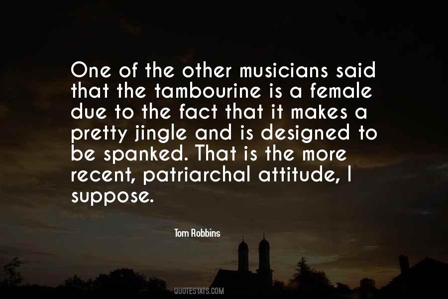 Quotes About Tambourine #128296