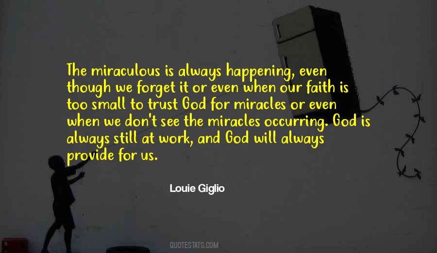 Miracles God Quotes #6620