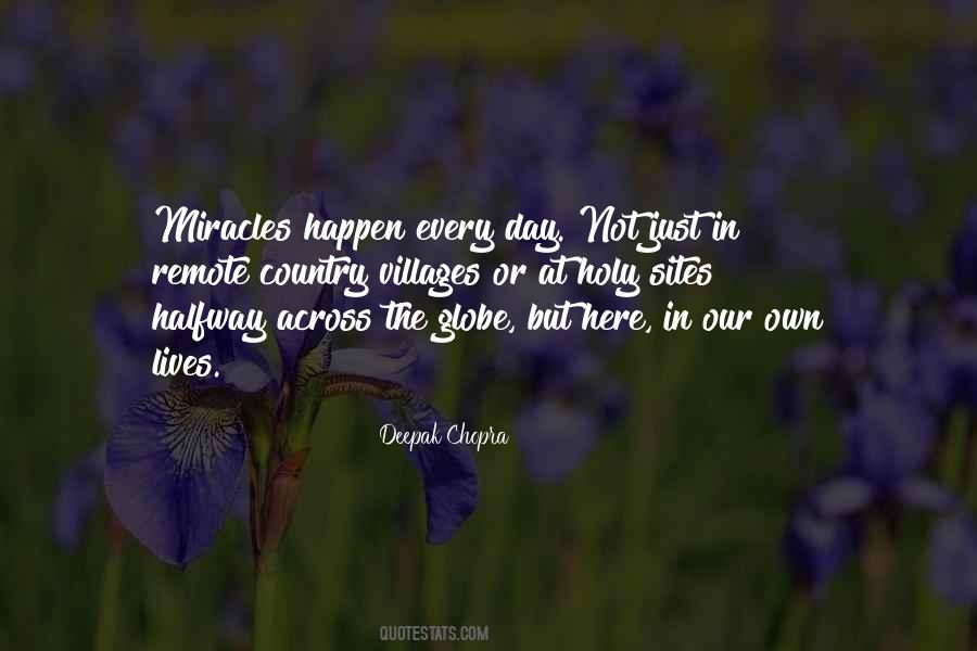 Miracles Happen Quotes #1130851