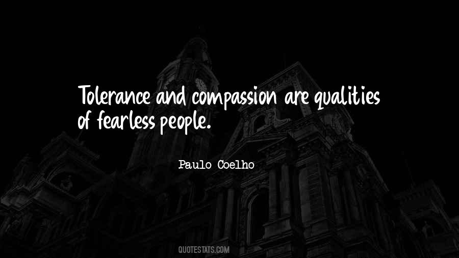Quotes About Compassion And Tolerance #344677