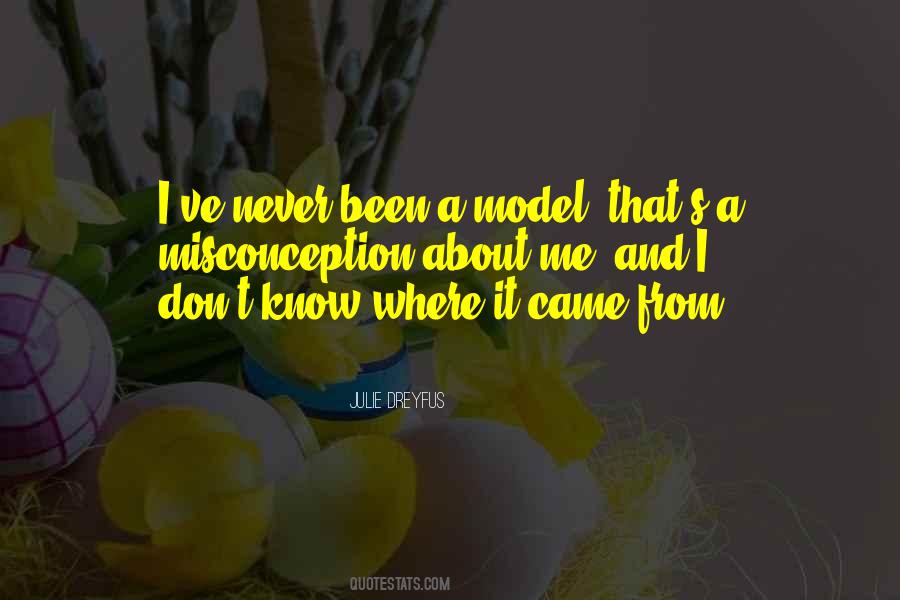 Misconception About Me Quotes #84179