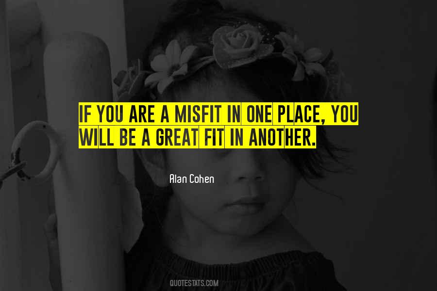 Misfit Quotes #1770984
