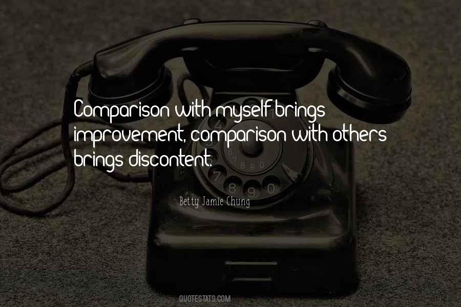 Quotes About Comparison To Others #1451631