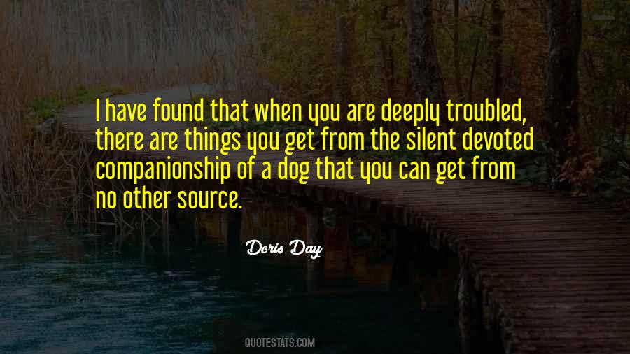 Quotes About Companionship Of A Dog #1346429