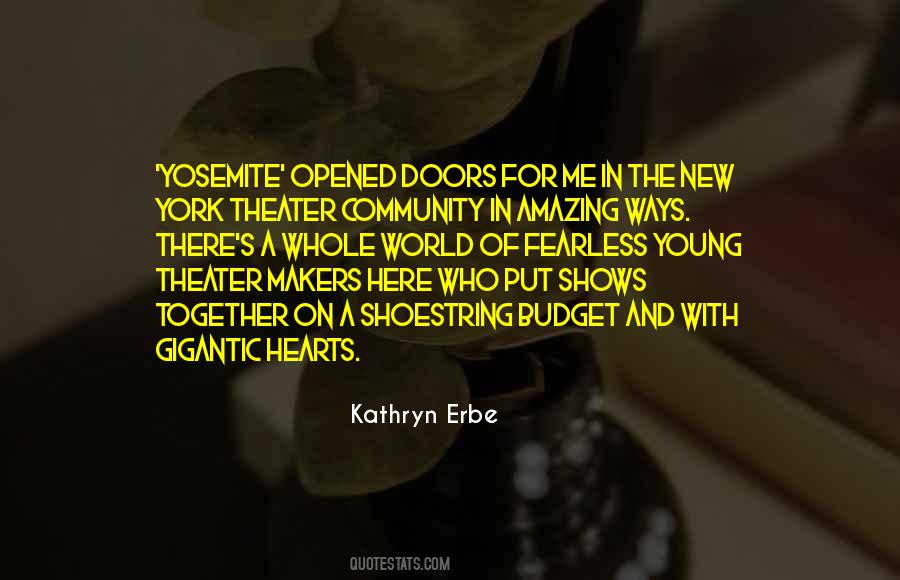 Quotes About Community Theater #163236