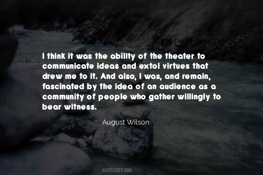 Quotes About Community Theater #1804887