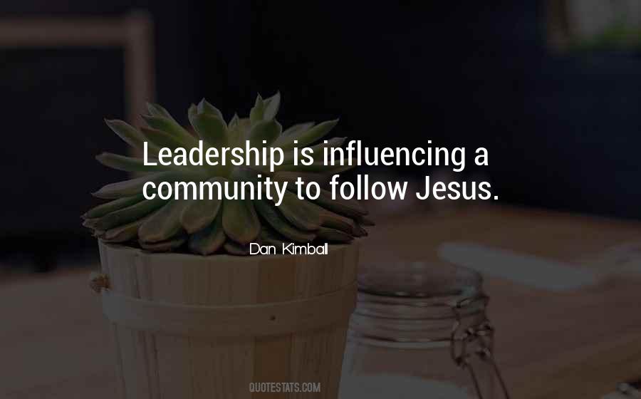 Quotes About Community Leadership #271584