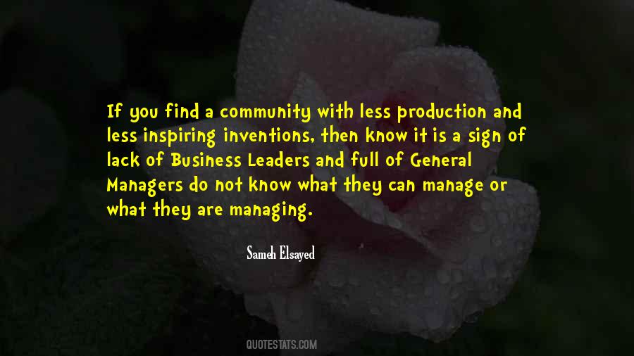 Quotes About Community Leadership #600517