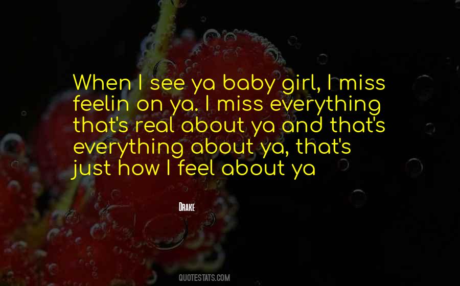 Miss U Baby Girl Quotes #1570660