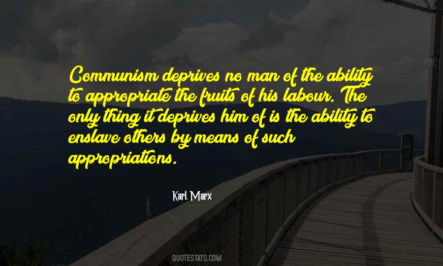 Quotes About Communism Karl Marx #1024897