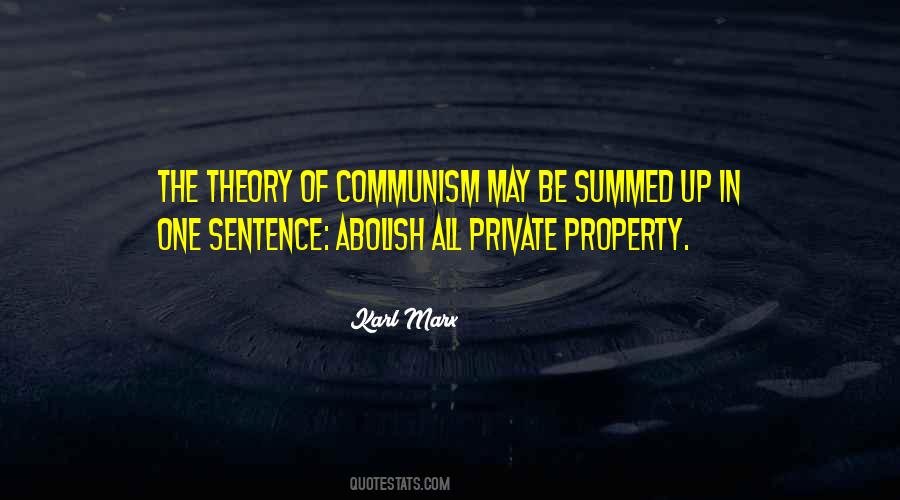 Quotes About Communism Karl Marx #446317