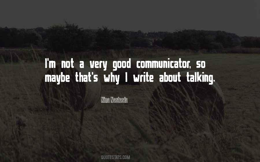 Quotes About Communicator #342880