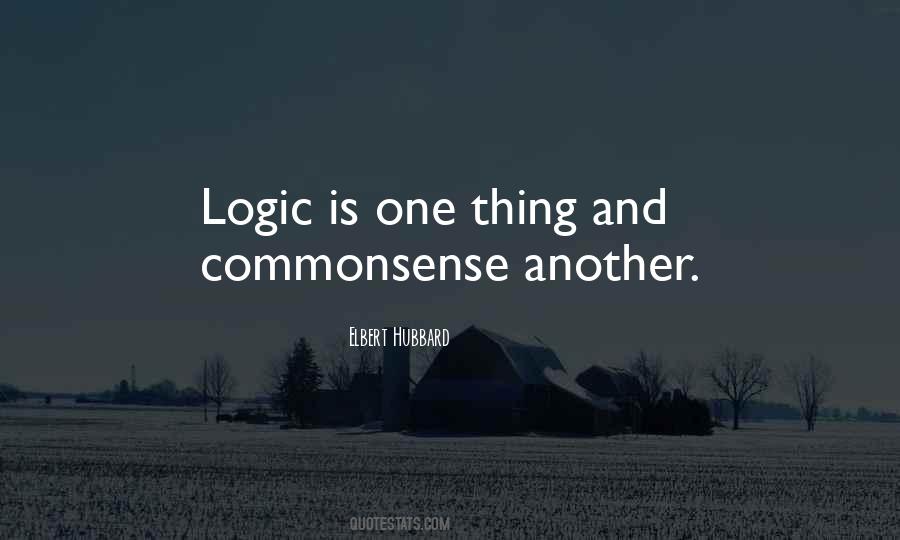 Quotes About Commonsense #526097