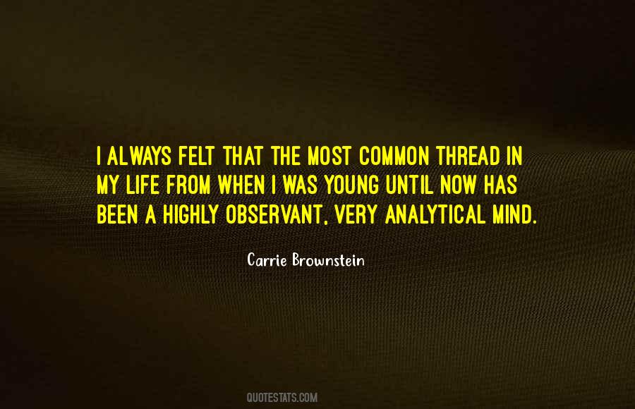 Quotes About Common Threads #1599322
