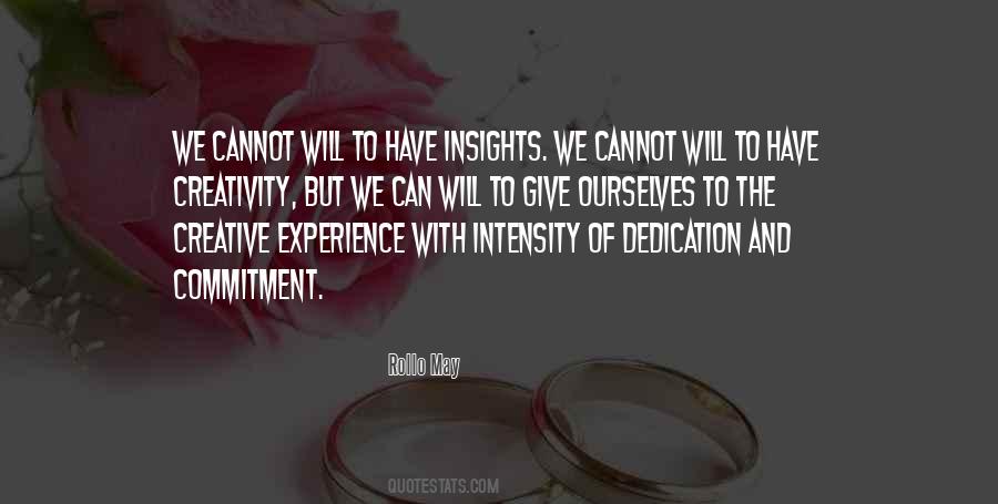 Quotes About Commitment And Dedication #1356883