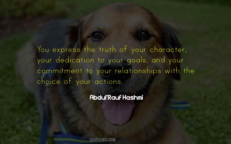 Quotes About Commitment And Dedication #1565694