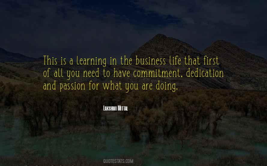 Quotes About Commitment And Dedication #3900