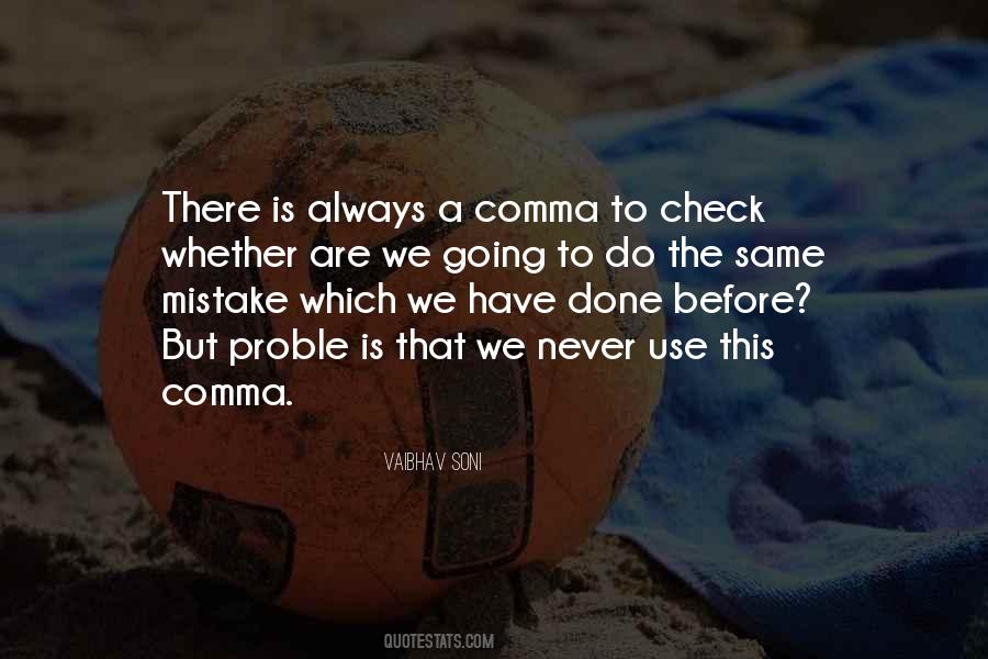 Quotes About Comma #1103201