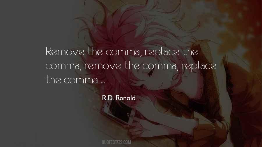 Quotes About Comma #1723913