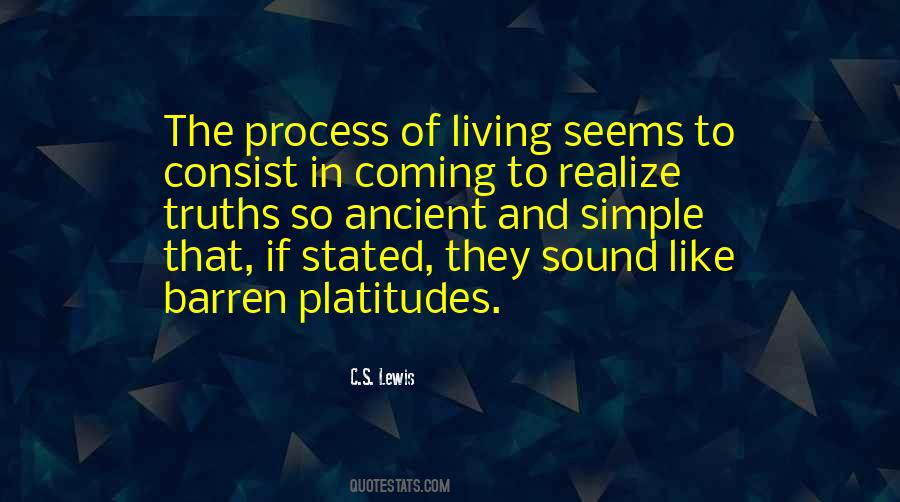 Quotes About Coming To Realize #548818
