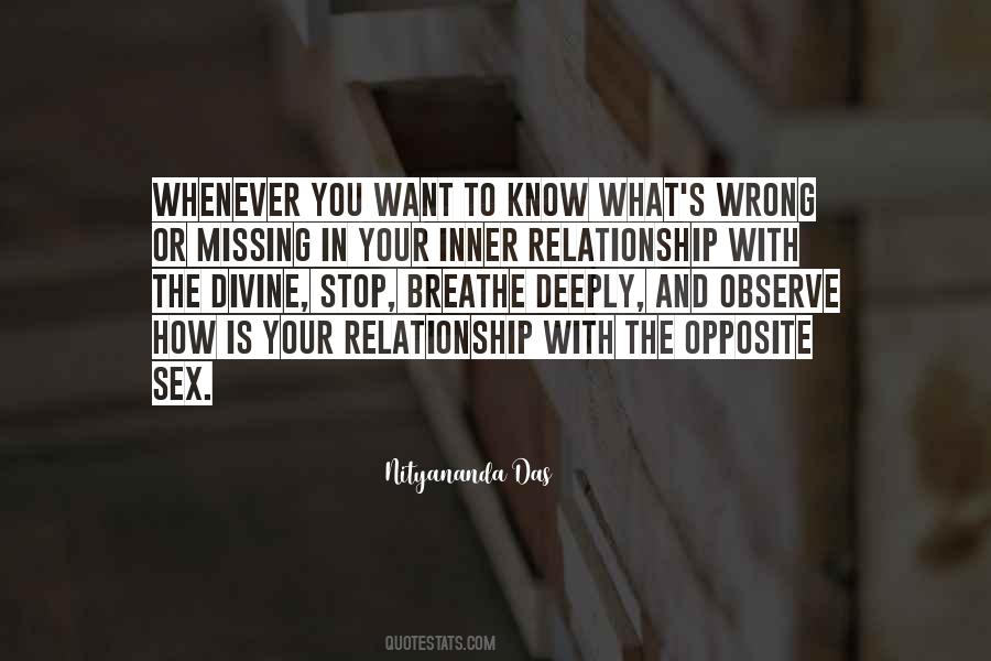 Missing You Relationship Quotes #465188