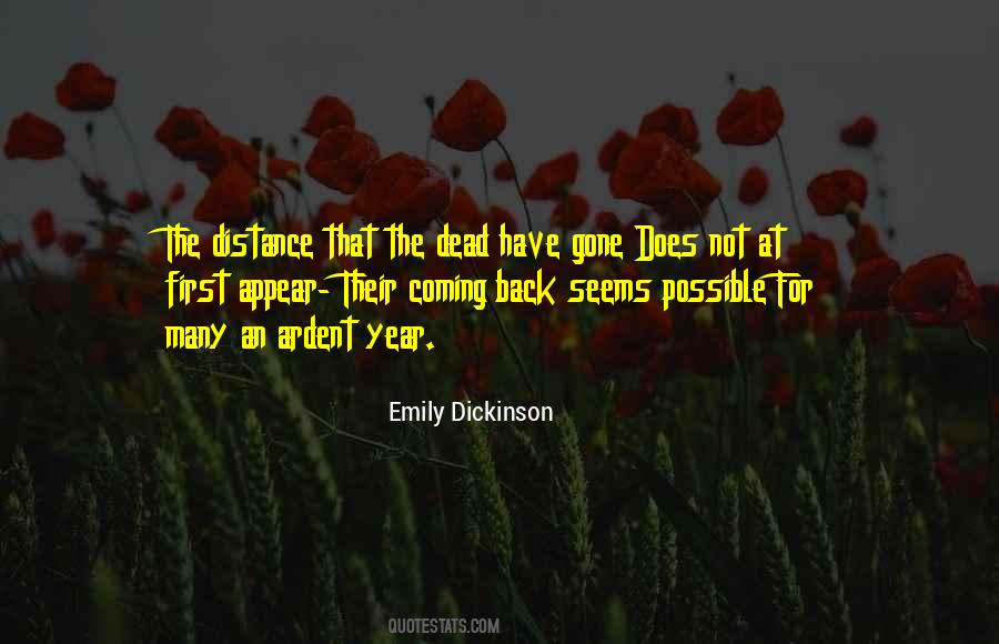 Quotes About Coming Back From Death #1526013