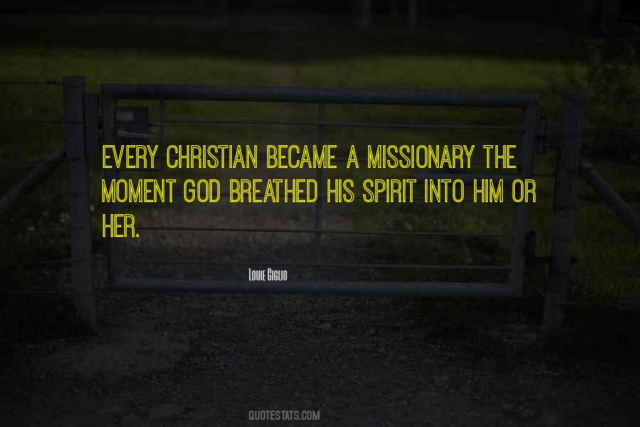 Missionary God Quotes #1700557