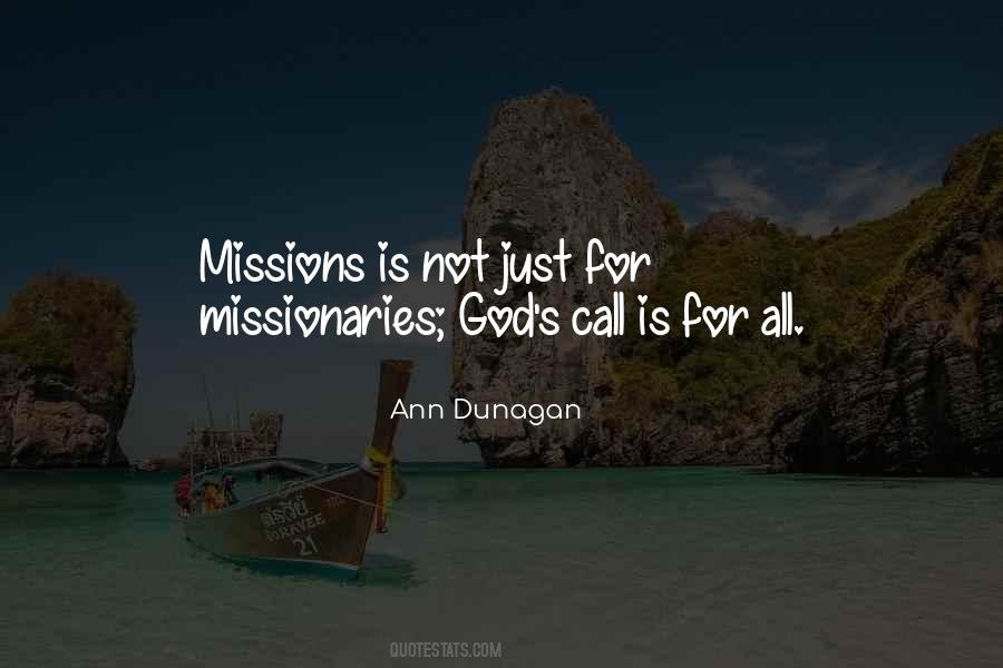 Missionary God Quotes #55036