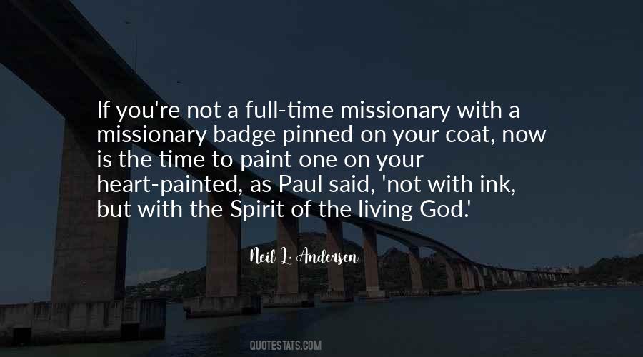 Missionary God Quotes #740888