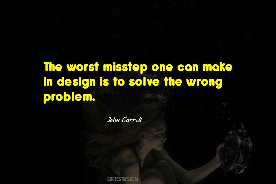 Misstep Quotes #730894