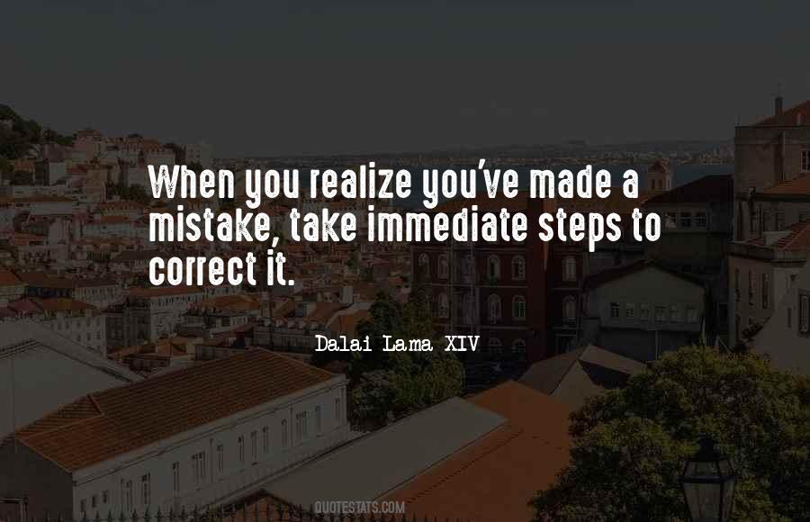 Mistake Realize Quotes #1230859