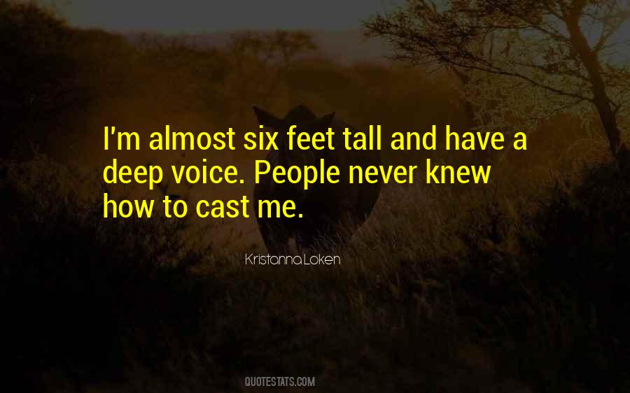 Quotes About Tall People #711693