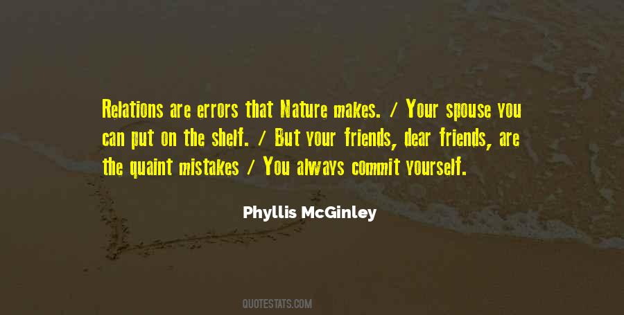 Mistakes Friends Quotes #785239