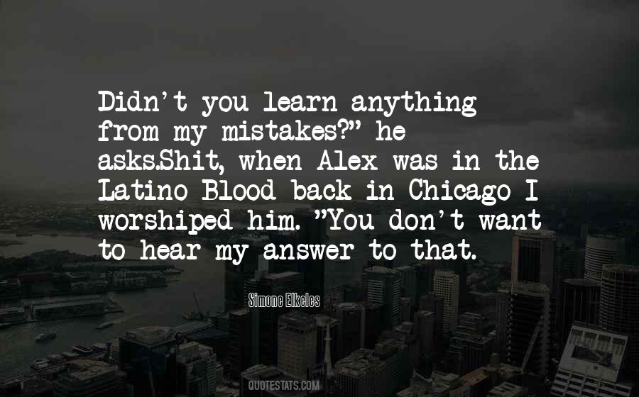 Mistakes Learn Quotes #189813