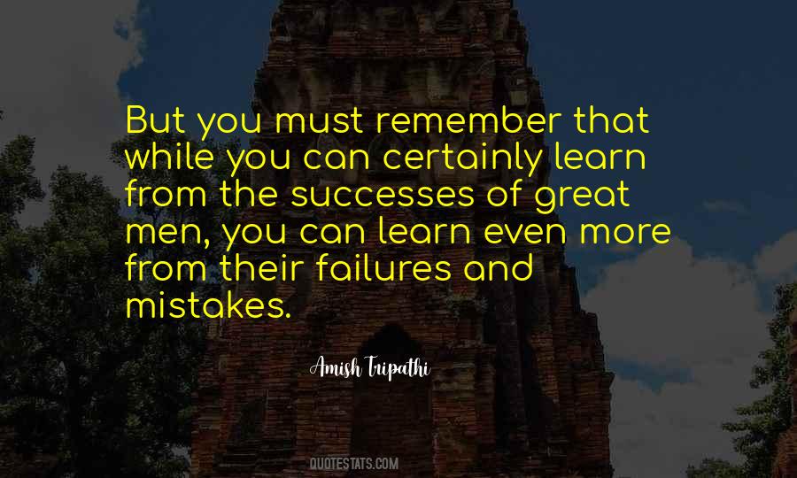 Mistakes Learn Quotes #80746