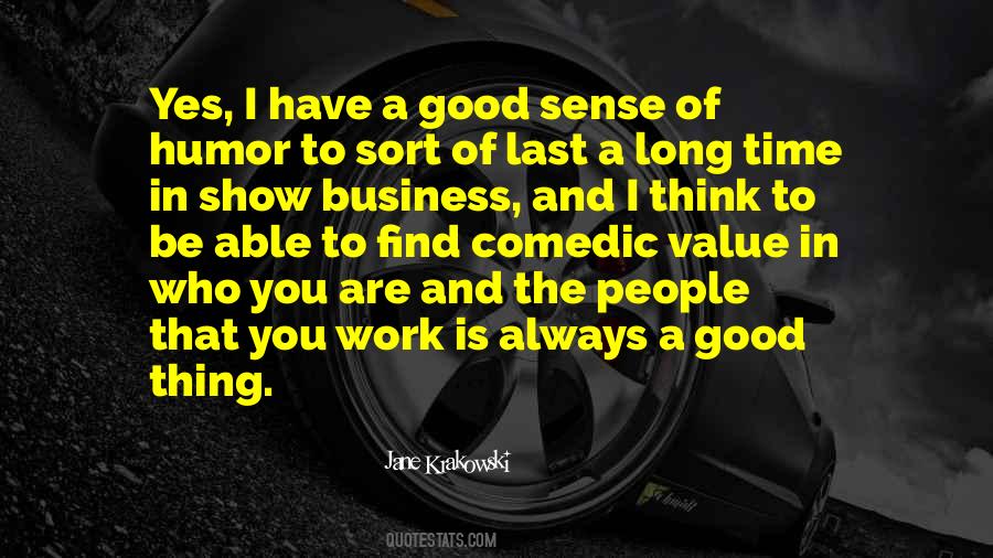 Quotes About Comedic Work #833335