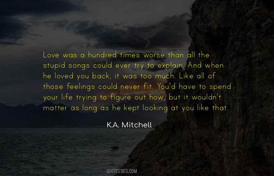 Mitchell Hundred Quotes #1167667