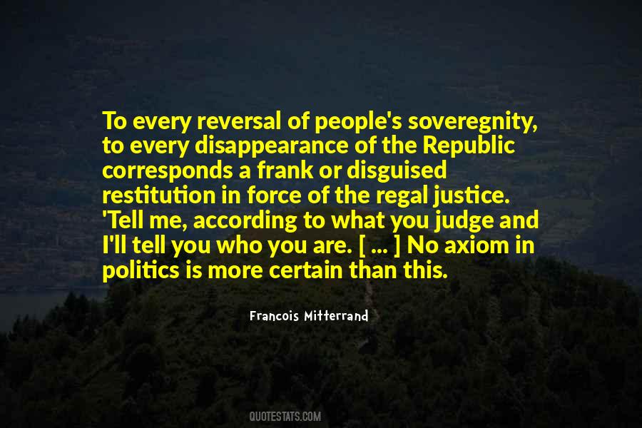 Mitterrand Quotes #1846116 Mitterrand Quotes #1846116