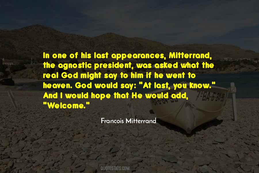 Mitterrand Quotes #429248