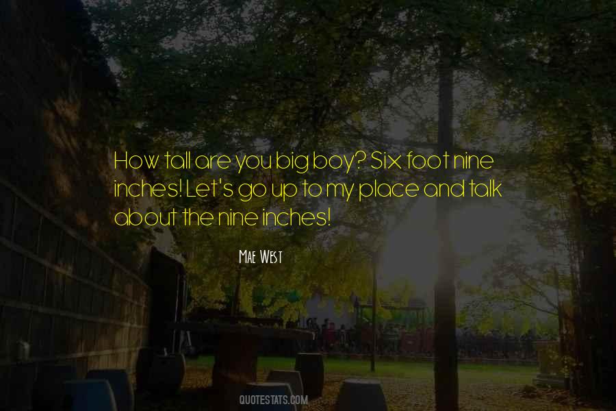 Quotes About Tall Boys #91124