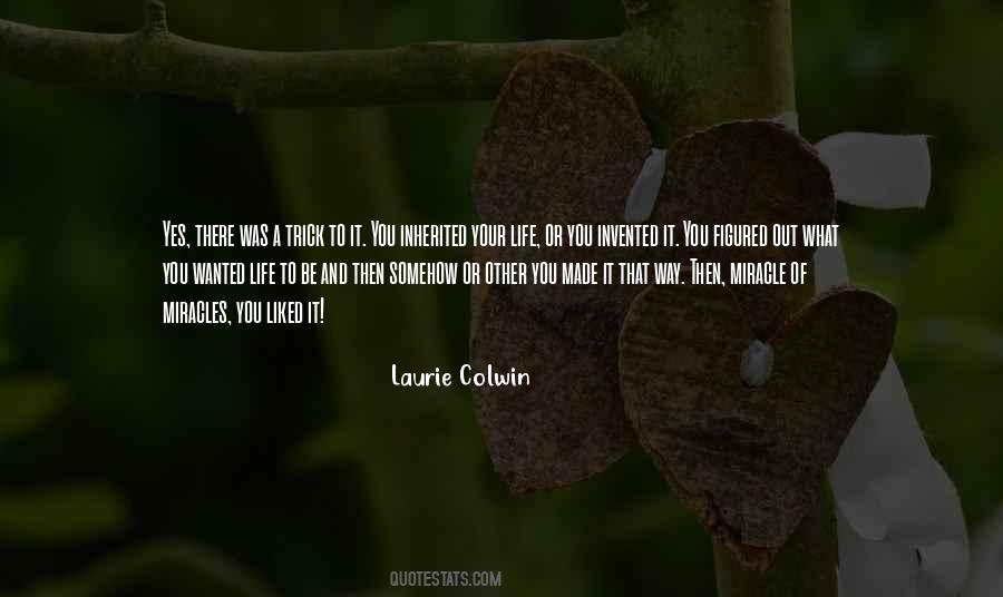 Quotes About Colwin #1691758