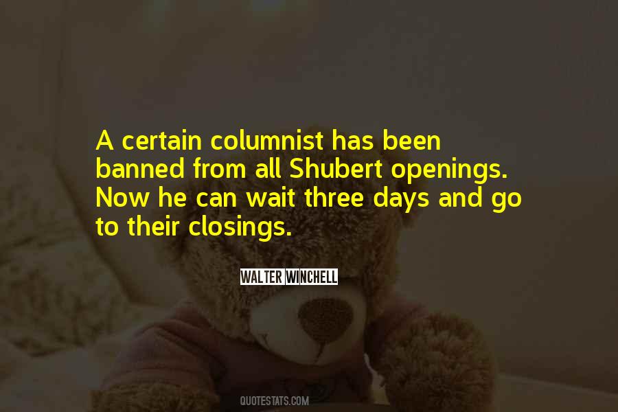 Quotes About Columnist #1816206