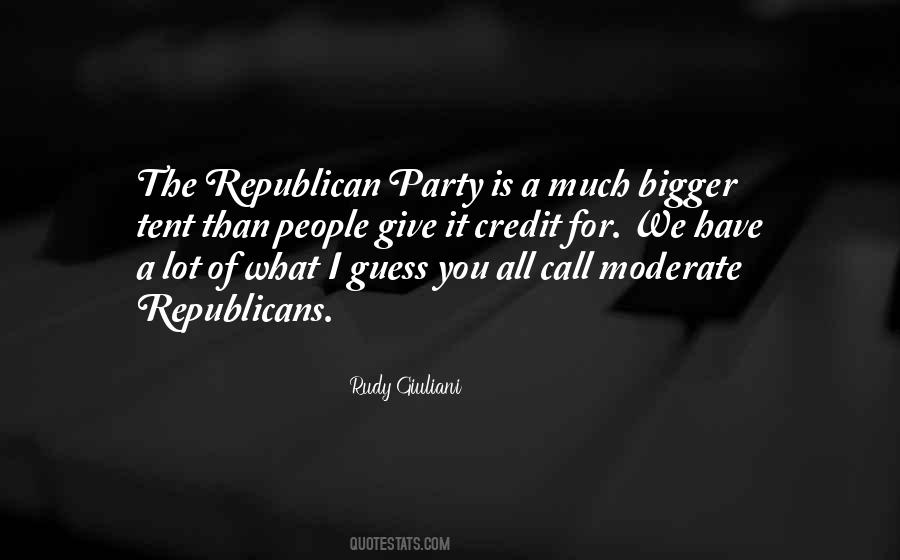 Moderate Republican Quotes #809073