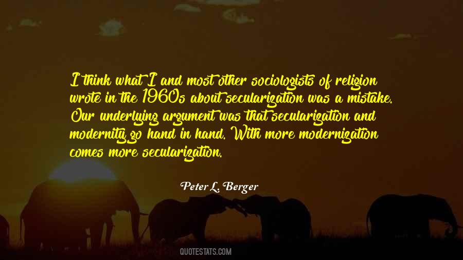 Modernity And Religion Quotes #1848215