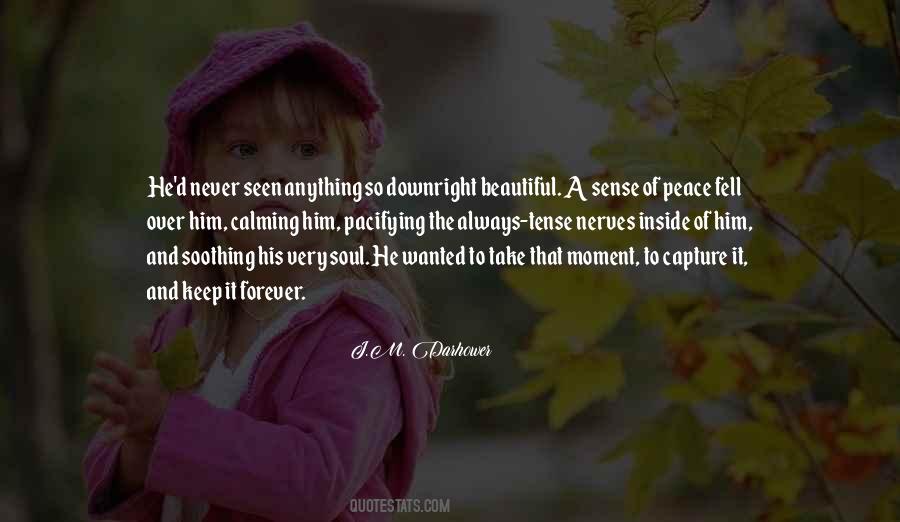 Moment Of Peace Quotes #1075588