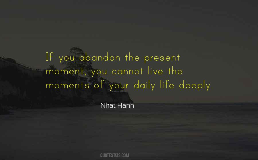 Moment Present Quotes #98386
