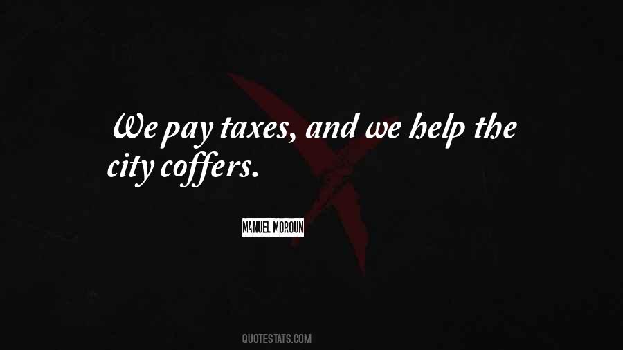 Quotes About Coffers #1254873