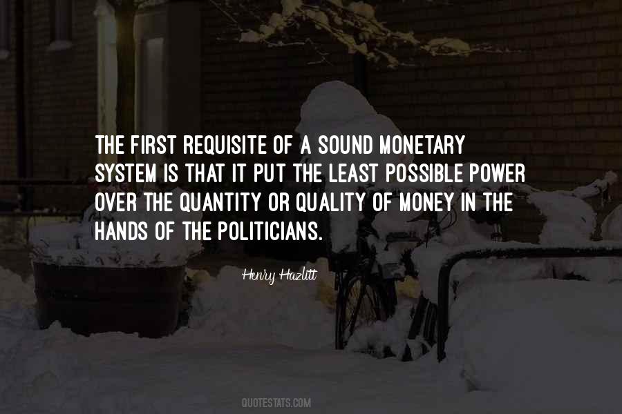 Monetary Quotes #1354173